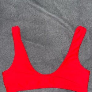 Zaful Vibrant Red Bikini Top